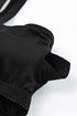 Ruched Square Neck Tummy Control Swim Dress