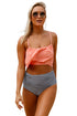 Ruffle Flounce High Waisted Bikini Set