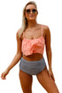 Ruffle Flounce High Waisted Bikini Set