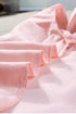 Ruffle Mock Neck Tiered Eyelet Sleeve Blouse