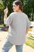 Ruffle Sleeve Waffle Knit Lace Insert Plus Size Top