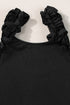 Ruffle Strap Scoop Neck Sleeveless Tank Top