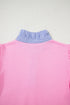 Ruffle Trim Collar Puff Sleeve Pullover Top