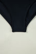 Ruffle Trimmed Surplice Neck One Piece Swimsuit