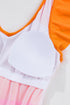 Ruffled Flutter Sleeve Tie Waist One Piece Swimsuit