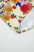 Ruffled Shoulder Long Sleeve Floral Print Blouse