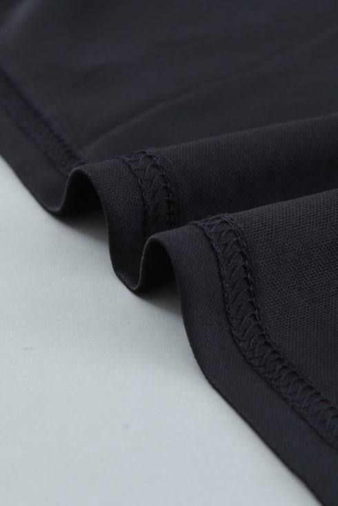 Ruffled Sleeve Swiss Dot T-Shirts