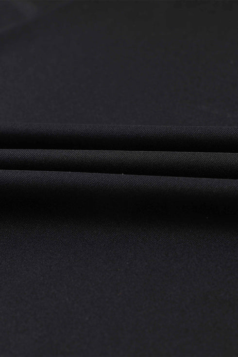 Ruffled Sleeve Wrap V Neck Midi Dress