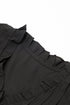 Ruffled V Neck Flutter Sleeve Shift Dress