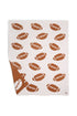 Rugby Football Print Graphic Soft Fleece Throw Blanket