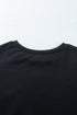 Rugby Patchwork Graphic Applique Sporty Inspired Layering Sweatshirt