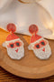 Santa Character Motif Acrylic Dangle Earrings