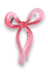 Satin Finish Long Tail Bow Knot Claw Clip
