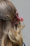 Satin Finish Long Tail Bow Knot Claw Clip
