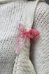 Satin Finish Long Tail Bow Knot Claw Clip