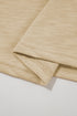 Satin Trim Slub Knit Scoop Neck Tank Top