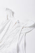 Scalloped Eyelet Halter Trapeze Mini Dress
