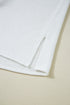 Scalloped Hem Textured Knit Short Sleeve Top