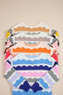 Scalloped Pattern Wide Neck Long Sleeve Sweater