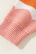 Scalloped Pattern Wide Neck Long Sleeve Sweater
