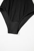 Scoop Neck Lace Up Back One Piece Swimsuit