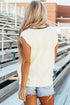 Script Graphic Varsity V Neck Sweater Vest