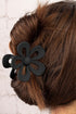 Sculpted Floral Cutout Design Hair Claw Clip