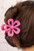 Sculpted Floral Cutout Design Hair Claw Clip
