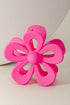 Sculpted Floral Cutout Design Hair Claw Clip