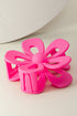 Sculpted Floral Cutout Design Hair Claw Clip