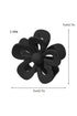 Sculpted Floral Cutout Design Hair Claw Clip