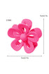 Sculpted Floral Cutout Design Hair Claw Clip