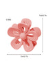 Sculpted Floral Cutout Design Hair Claw Clip