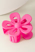 Sculpted Floral Cutout Design Hair Claw Clip