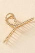 Sculptural Alloy Metal Twist Design Jaw Hair Clip