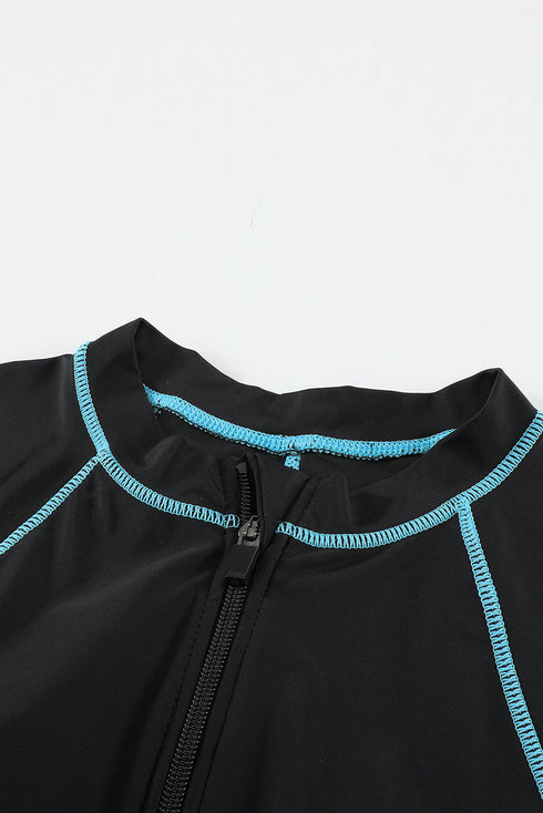 Seam Contoured Zip Front Wetsuit