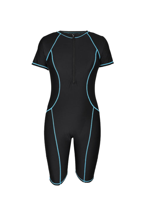 Seam Contoured Zip Front Wetsuit