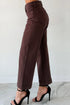 Seamed Center Wide Leg Cropped Denim Jeans