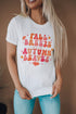 Seasonal Breeze And Leaves Quote Graphic T-Shirt