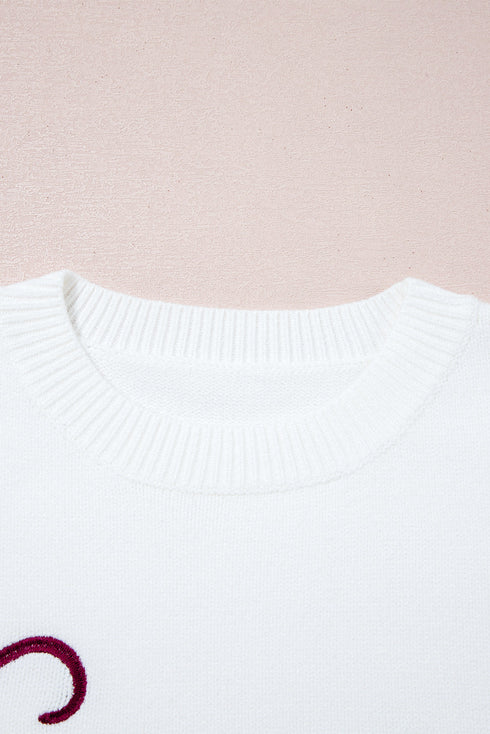 See You Cowboy Script Graphic Crew Neck Sweater