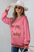 See You Cowboy Script Graphic Crew Neck Sweater