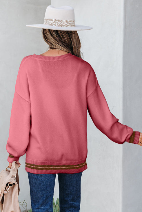 See You Cowboy Script Graphic Crew Neck Sweater