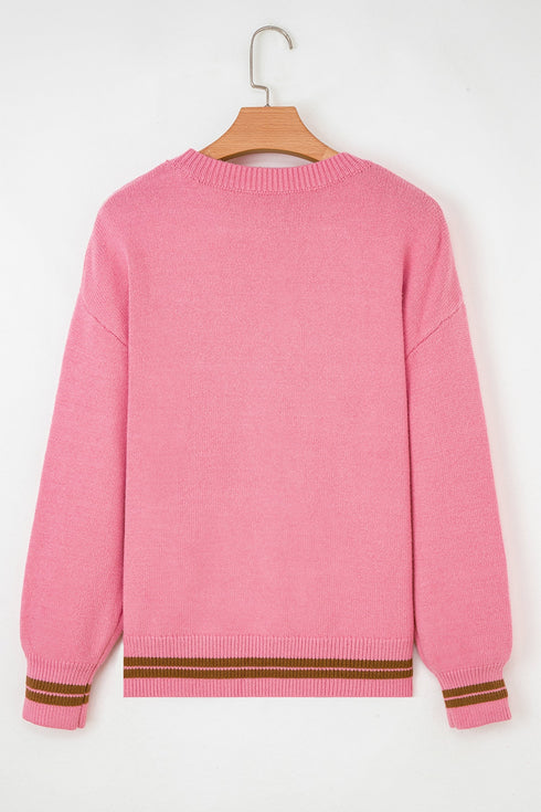 See You Cowboy Script Graphic Crew Neck Sweater