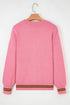 See You Cowboy Script Graphic Crew Neck Sweater