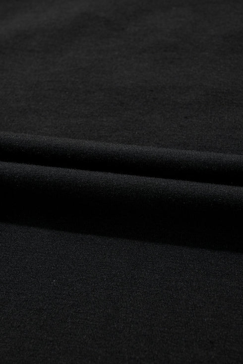 Sequin Applique Relaxed Fit Crew Neck T-Shirt