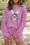Sequin Bubble Gum Rabbit Corded Graphic Set