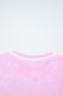Sequin Chenille Letter Graphic Plush Fleece Pullover