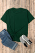 Sequin Clover Patch Short Sleeve Graphic T-shirt