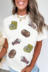 Sequin Crawfish Boil Graphic Crewneck Short Sleeve T Shirt