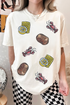 Sequin Crawfish Boil Graphic Crewneck Short Sleeve T Shirt